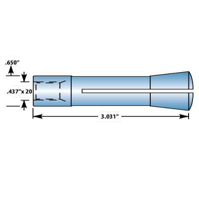 B3 Rectangle Collet